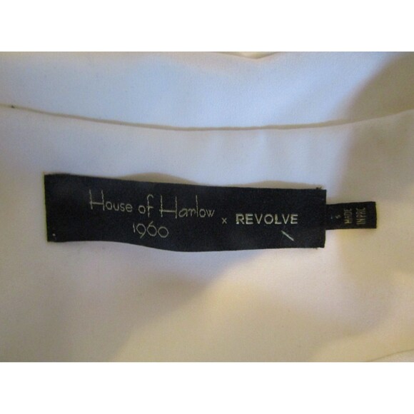 Revolve House of Harlow 1960 Chloe Boyfriend Jacket Long Blazer Lined Size S - Picture 6 of 8